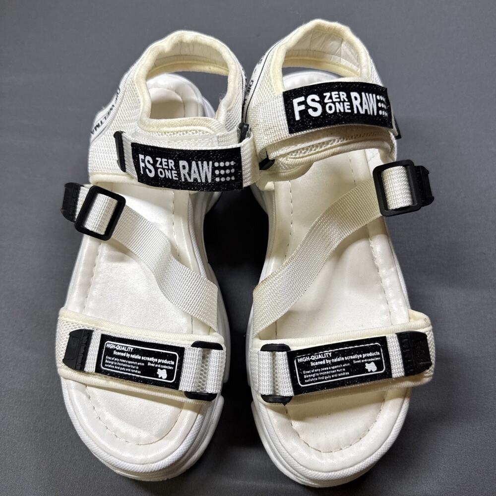Y2k Chunky Platform Sandals Strappy By FS Zerone Raw Braztz Sandals 38 US 7.5